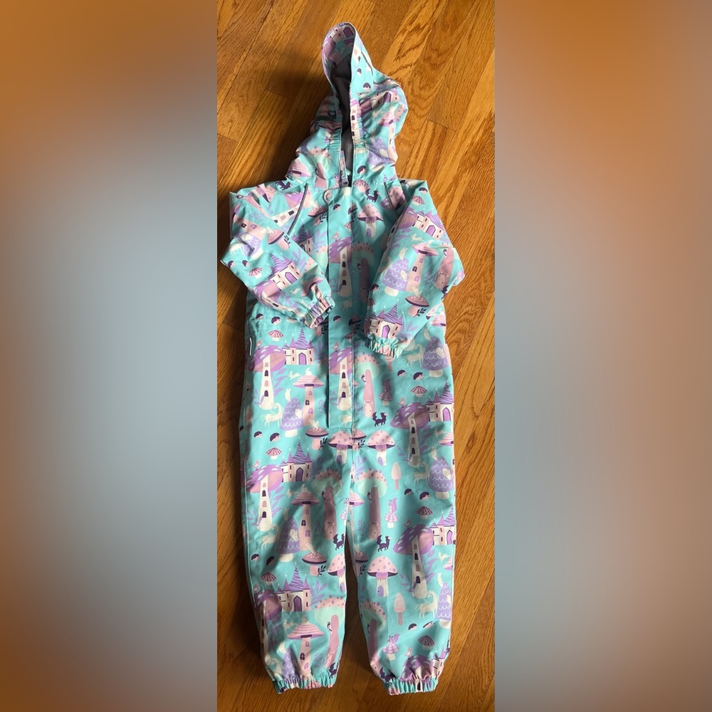 Jan and Jul rainsuit 2t